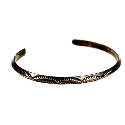 Native American Sterling Cuff Bracelet