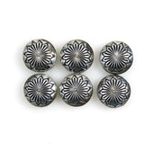 Sterling Silver Button Covers Native American