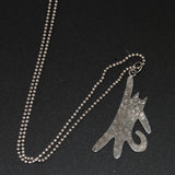 Sterling Silver Cat Necklace by Maldo Mexico