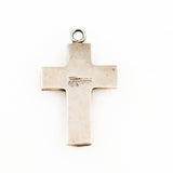 Back of Sterling Silver Cross Pendant