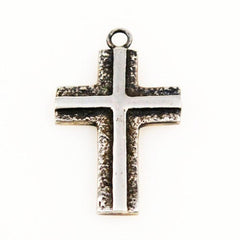 Sterling Silver Cross Pendant Vintage