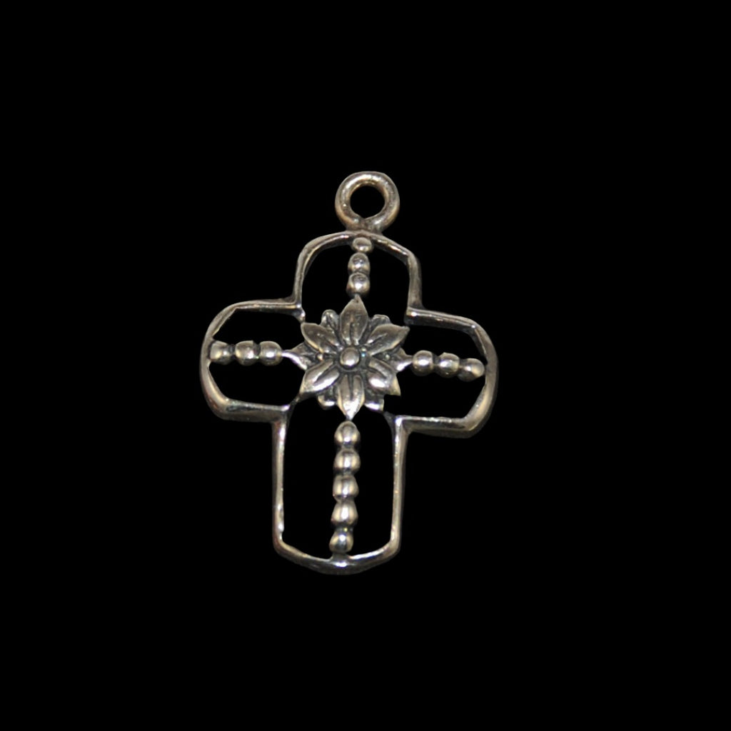 Vintage SS floral cross