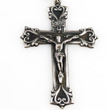 Sterling Silver Cross Crucifix Necklace by Chapel