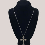 Vintage sterling crucifix necklace