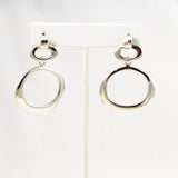 Large Sterling Silver Hoop Earrings