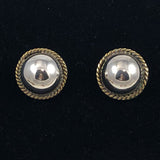 Sterling Clip On Earrings Taxco Mexican