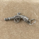 Sterling Silver Flintlock Pistol Charm
