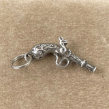 Sterling Silver Flintlock Pistol Charm