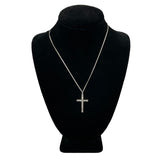 Sterling Silver Cross Necklace Vintage