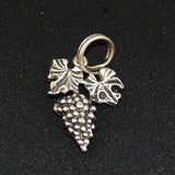 Sterling Silver Grapes Vintage Charm