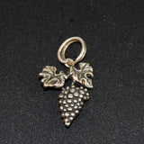 Sterling Silver Grapes Vintage Charm