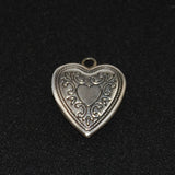 Sterling Heart in Heart Charm Locket