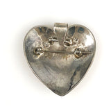 Navajo sterling heart pendant