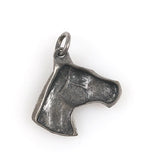 Sterling Silver Horse Head Charm Vintage