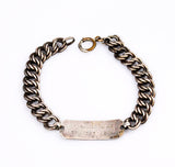 Sterling ID Bracelet Vintage Inside Engraving