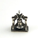 Liberty Bell Sterling 3D Charm