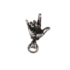 Sterling Sign Language Charm I Love You