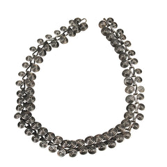 Sterling Silver Spiral Coil Necklace
