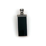 Sterling Silver & Black Onyx Pendant