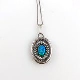 Orit Schatzman Opal Pendant Necklace Sterling Silver