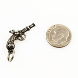 Sterling Silver Flintlock Pistol Charm