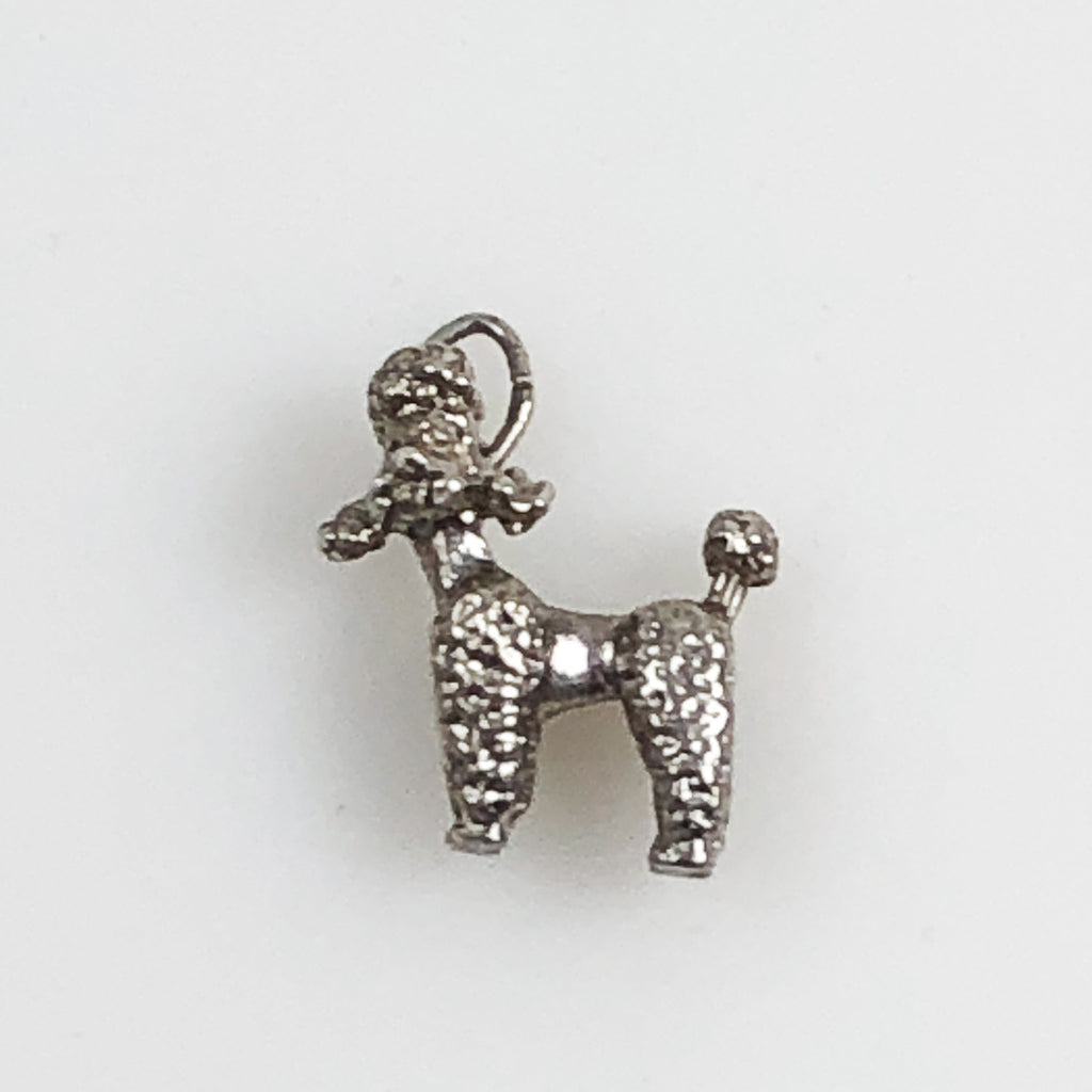 Sterling Silver Poodle Charm