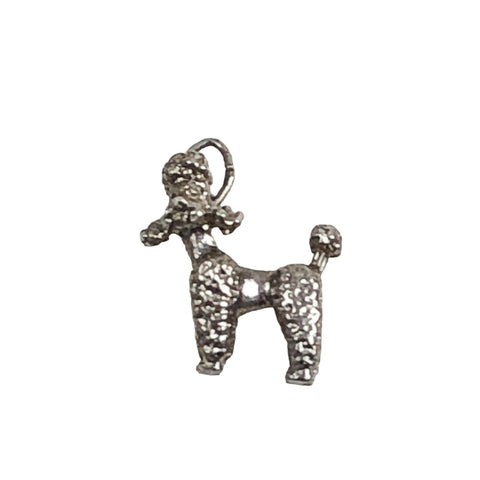 Sterling Silver Poodle Charm