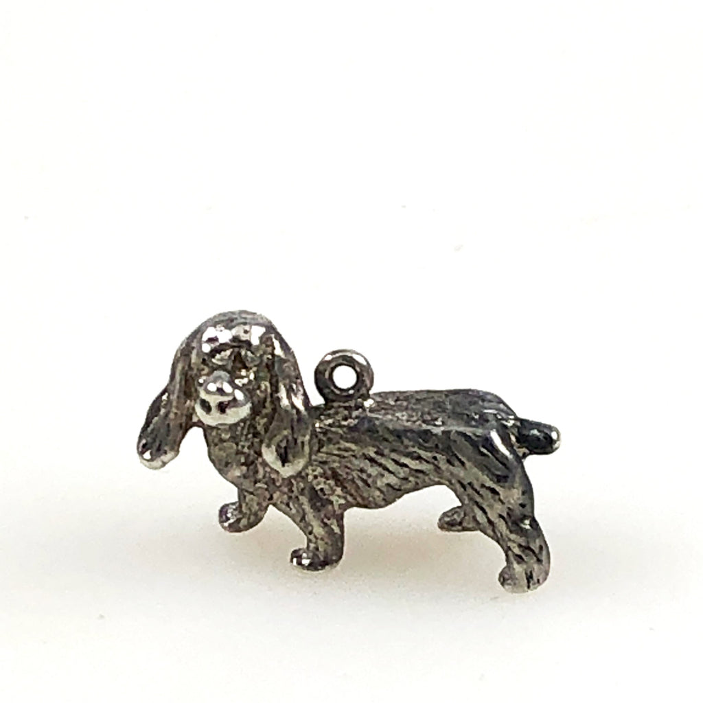 Sterling Silver Dog Puppy Charm