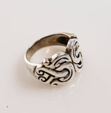 Sterling Silver Swirl Ring 7½