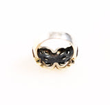 Back of Sterling Silver Swirl Ring 7½