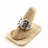 Sterling Silver Swirl Ring 7½