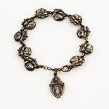 Sterling Rose Saints Charm Bracelet