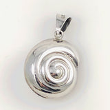 Sterling Shell Pendant Mexican Silver