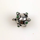 Vintage Sterling & Turquoise Ball Charm