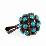 Vintage Turquoise Ball Pendant Mexican
