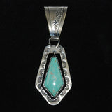 Sterling & Turquoise Native American Pendant Vintage