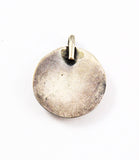 Back of Sterling Turquoise Shadowbox Pendant