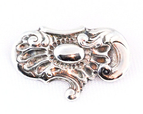 Art Nouveau Sterling Silver Brooch Vintage