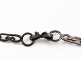 Unisex Handmade Sterling Silver Chain Hook Clasp