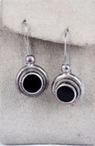 Sterling Silver and Black Onyx Earrings Vintage