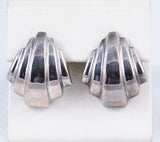 Sterling Contemporary Pierced Earrings 