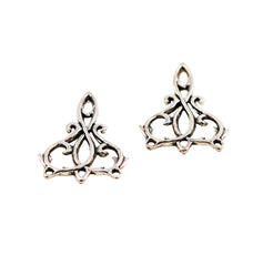 Sterling Silver Filigree Earring Jewelry Components