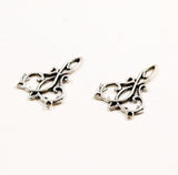 Sterling Silver Filigree Earring Component