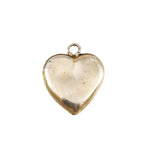 Sterling Heart Charm With Clasped Hands Vintage