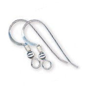 Sterling Silver Shepherd Hook Earrings 2 pairs
