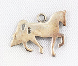 Back of Sterling Silver Horse Charm Vintage