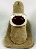 Mexican Mahogany Obsidian Sterling Silver Ring
