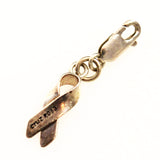 Cruz Rosa Sterling Cancer Ribbon Charm