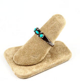 Turquoise Petit Point Native American Ring