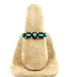Turquoise Petit Point Native American Ring